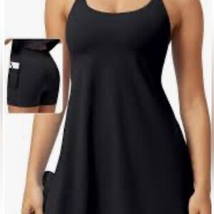 Ewedoos M black athletic tennis Pickleball skort summer dress